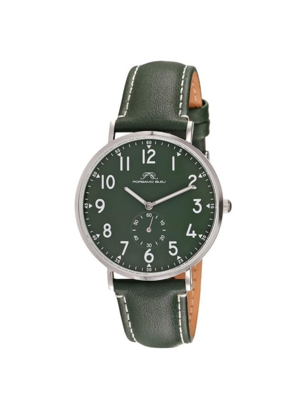 NWT Porsamo Bleu Rowan Quartz Green Dial Men's Watch